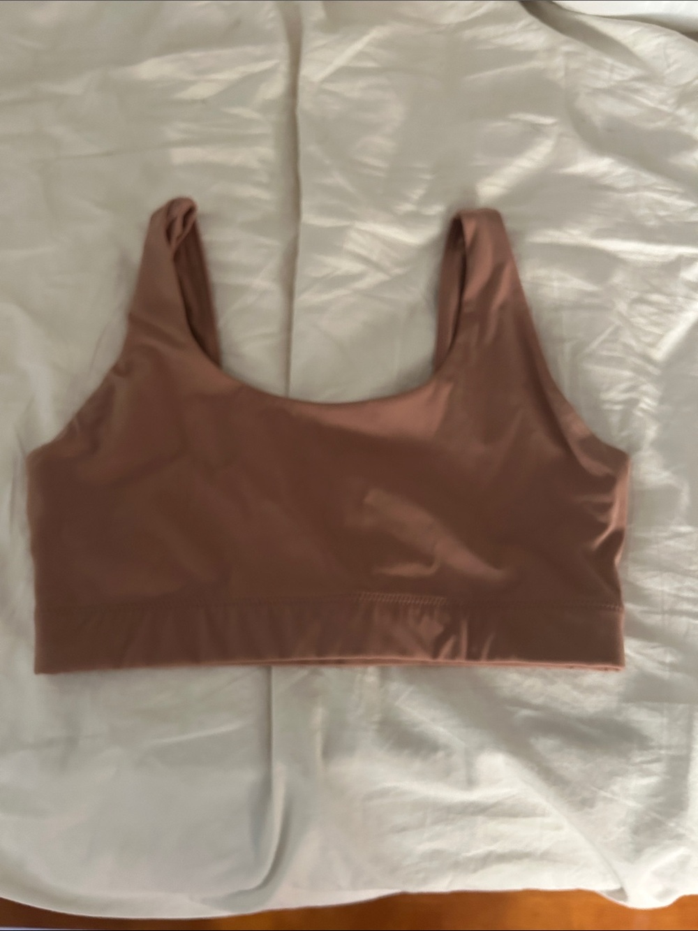 Everlane Scoop Neck Bralette in Dusty Rose